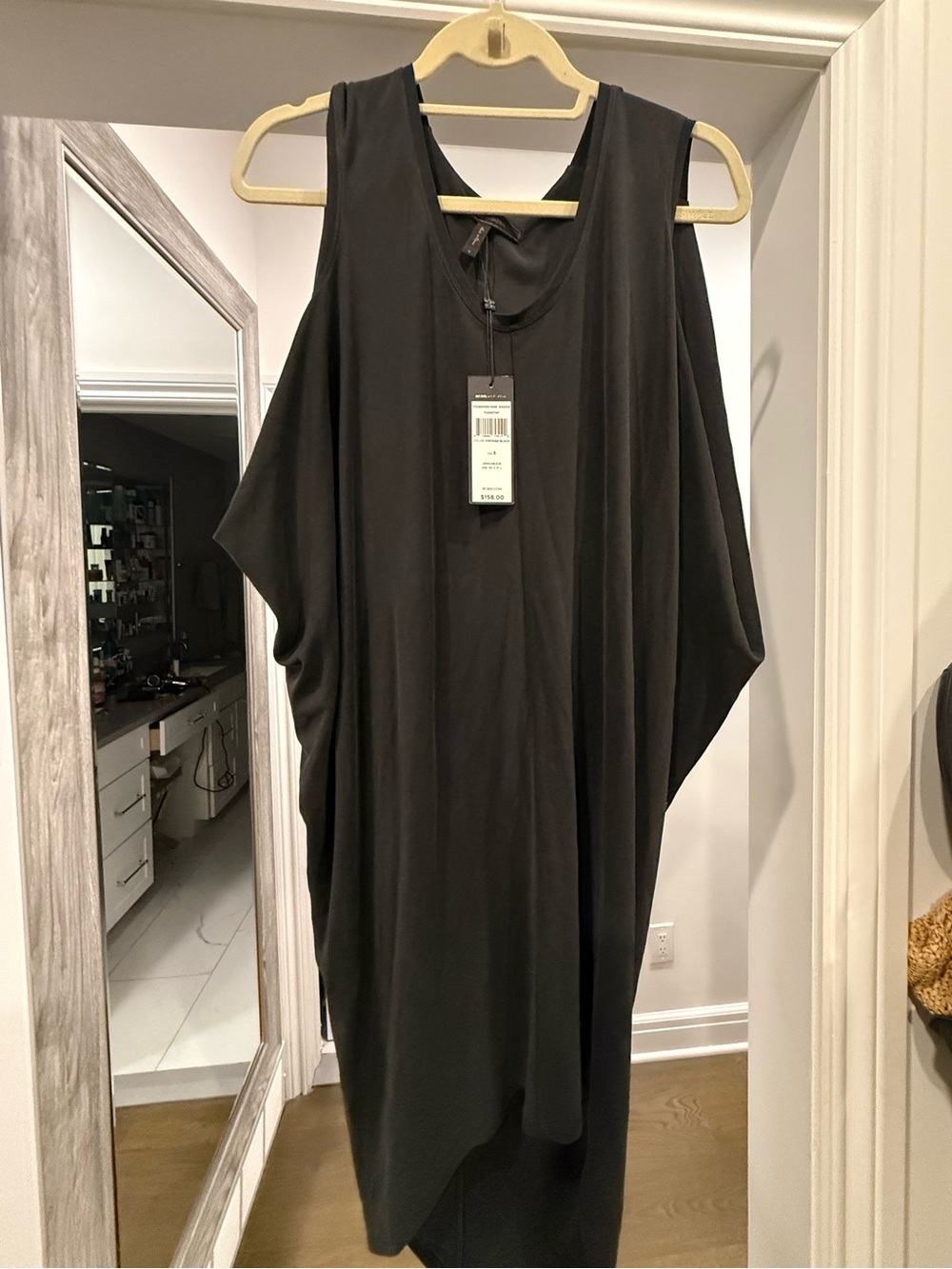 BCBG MaxAzria Kerstin Women's Jersey Draped Cocoon Dress - Small